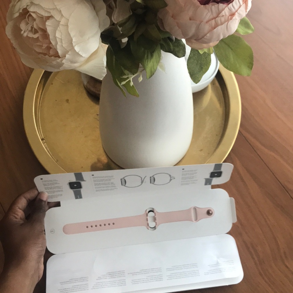 Apple Watch Sport Band in Pink Sand